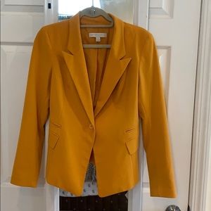 New York & Company Mustard Blazer